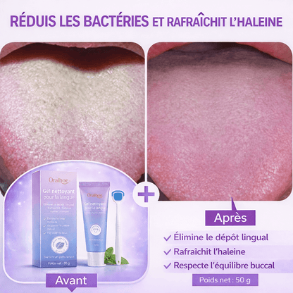 Gel nettoyant pour la langue